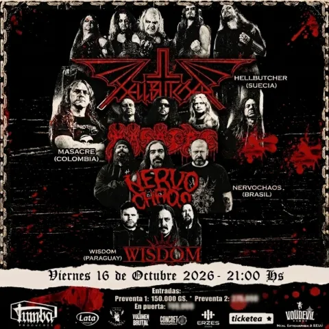 Hellbutcher, Masacre, NervoChaos en Paraguay