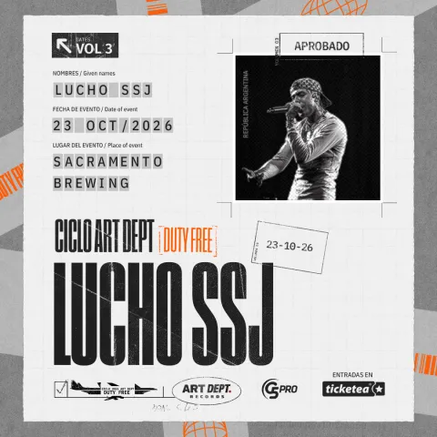 Ciclo “ART Dept. Vol. 3 - Lucho SSJ