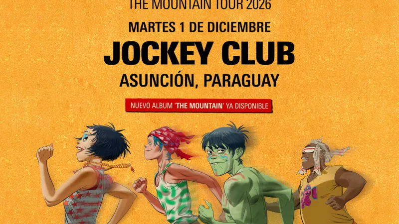 Gorillaz en Paraguay - The Mountain Tour 2026