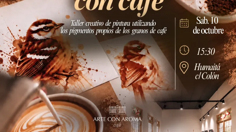 Arte con café — Nómadas Creativas