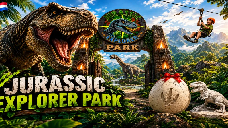 Jurassic Explorer Park – La Aventura Jurásica comienza aquí.