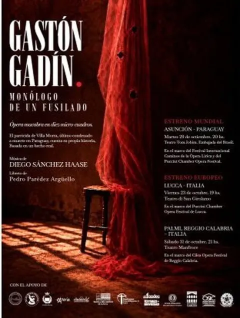 Estreno mundial de la ópera «Gastón Gadin. Monólogo de un fusilado» (Festival «Caminos de la Ópera Lírica»)