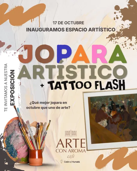 Jopara de Artistas — expo colectiva + Tattoo Flash