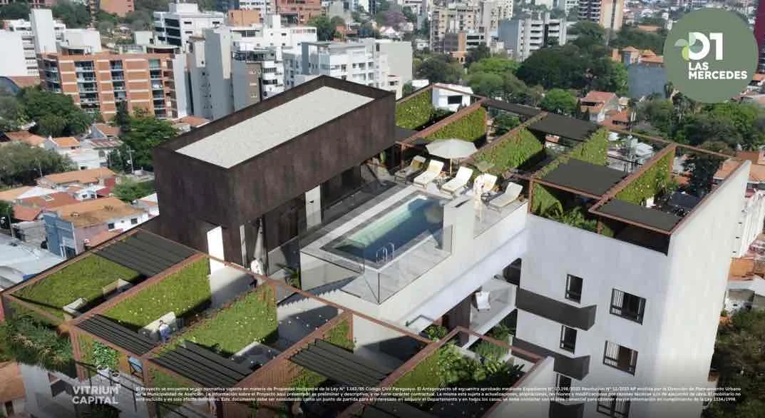 Departamentos en venta en el edificio 01 Las Mercedes, Asunción