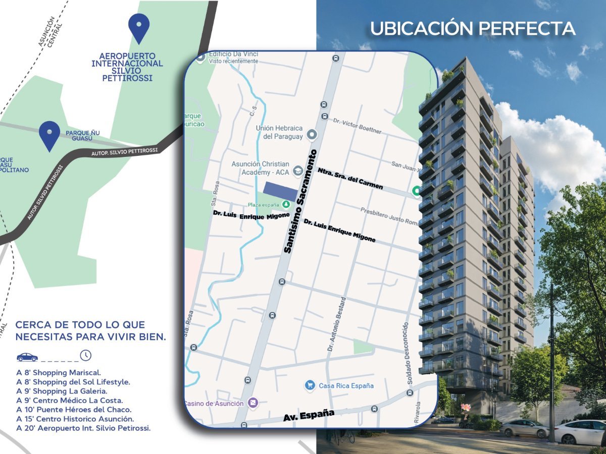 Centric Sacramento — Apartments in Bella Vista, Asunción