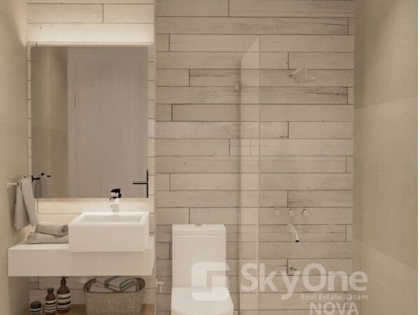 2-Bedroom Apartment with Balcony & Grill – We Recoleta, Asunción