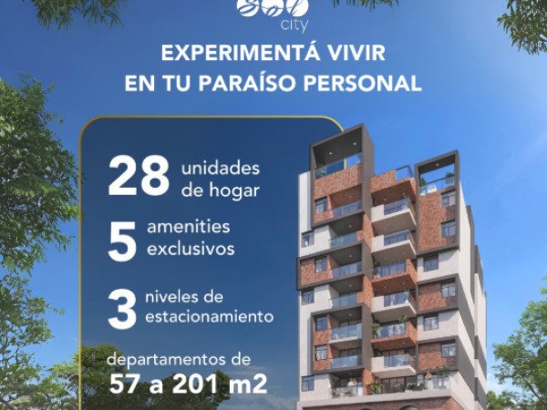 Sol City — Apartamentos e Duplex no Bairro Las Lomas, Assunção