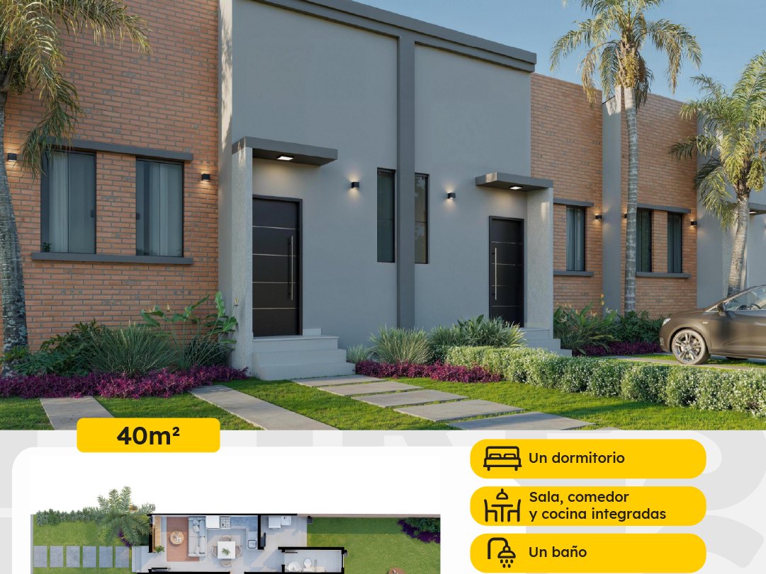 Projeto Miavita em Limpio: casas a partir de 40 m²
