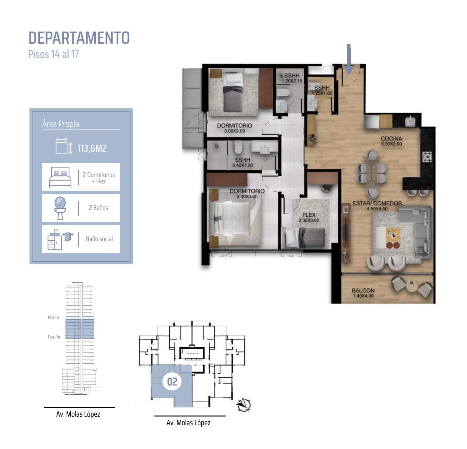 bed 2 Habitaciones