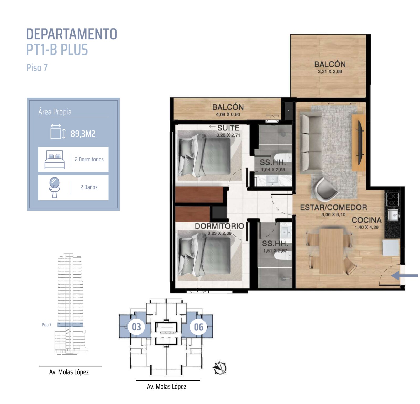bed 2 Habitaciones