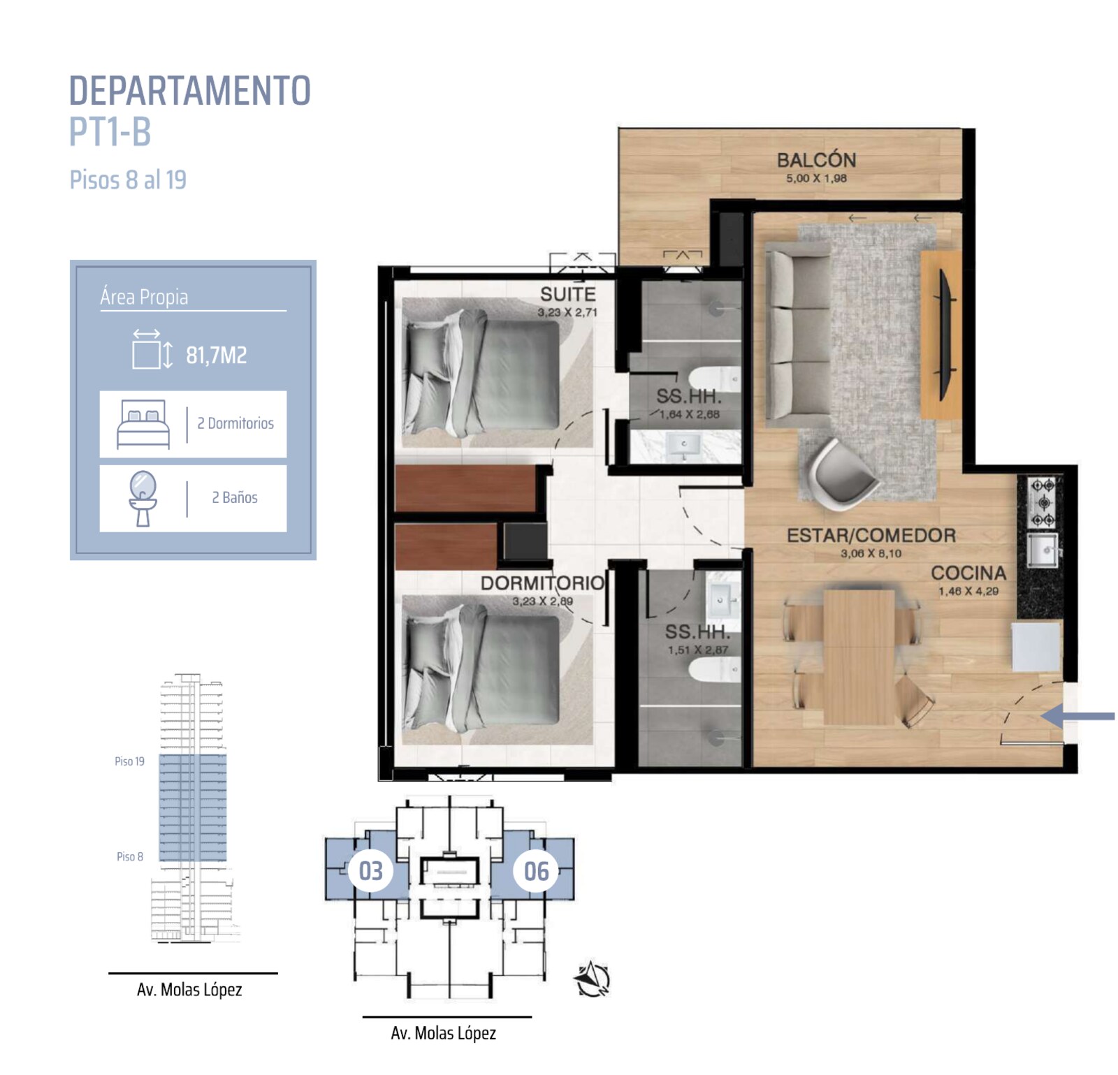 bed 2 Habitaciones