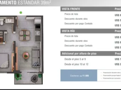 ZUBA 34 Costanera – River-View Apartments, Encarnación 2