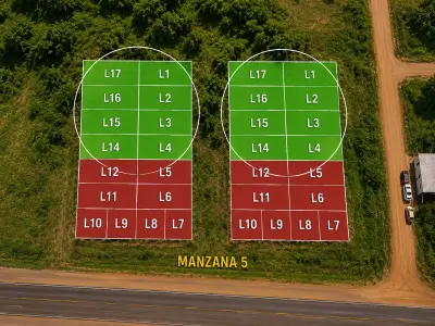 16 lotes na Rota PY02 em Yguazú