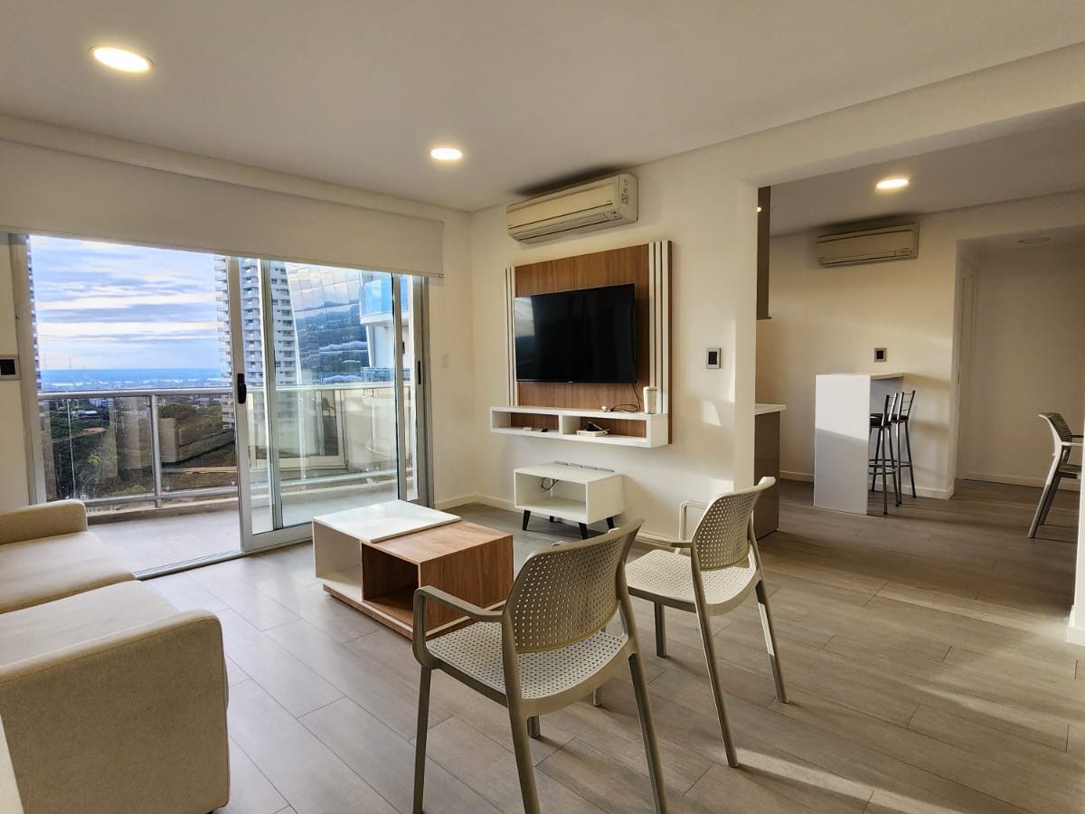 Apartamento Mobiliado de 1 Dormitório para Alugar em Mburucuya, Assunção