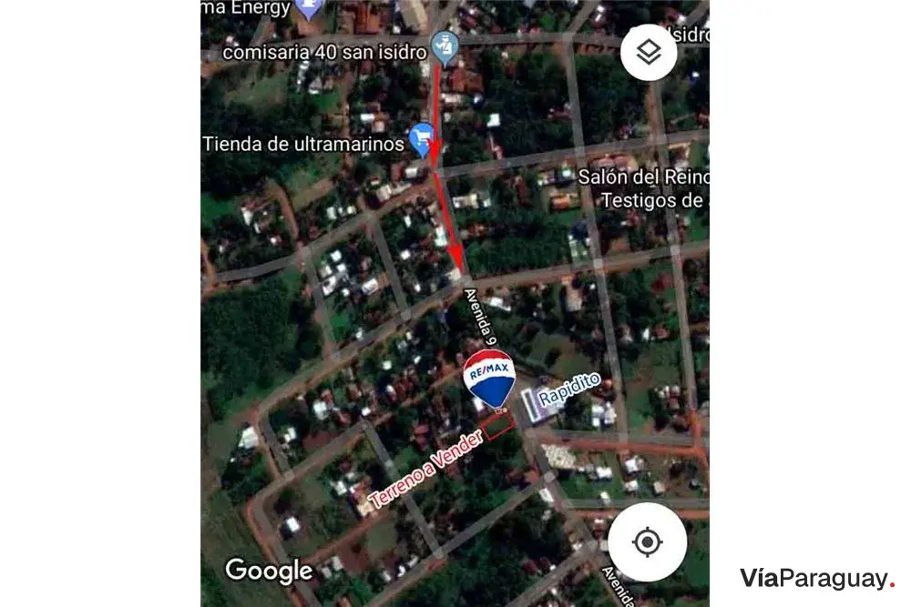 Land for sale in Barrio San Isidro, Encarnación