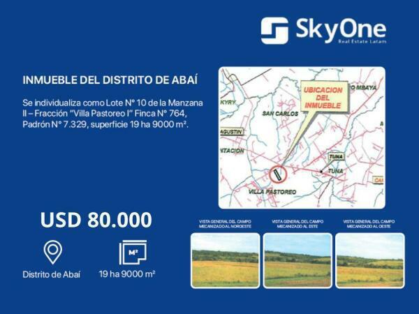 Campo en venta en Dr. Juan Manuel Frutos, Caaguazú