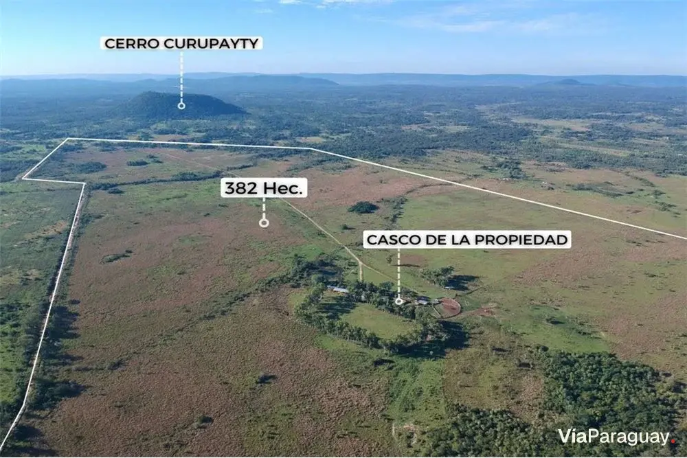 Campo en venta en Yaguarón, Paraguarí - 1983 hectáreas