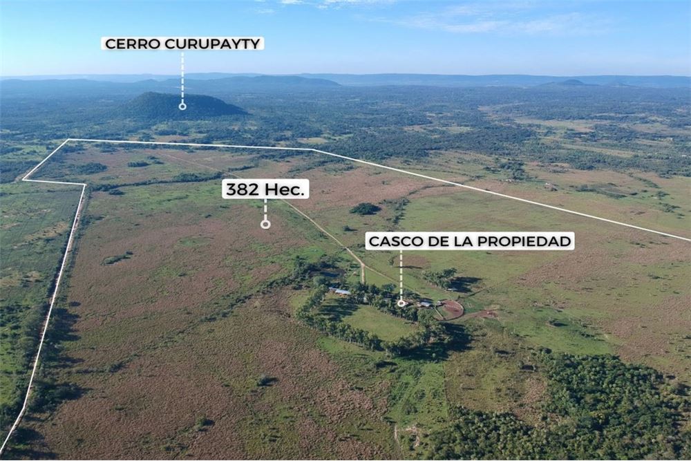 Campo en venta en Yaguarón, Paraguarí - 1983 hectáreas