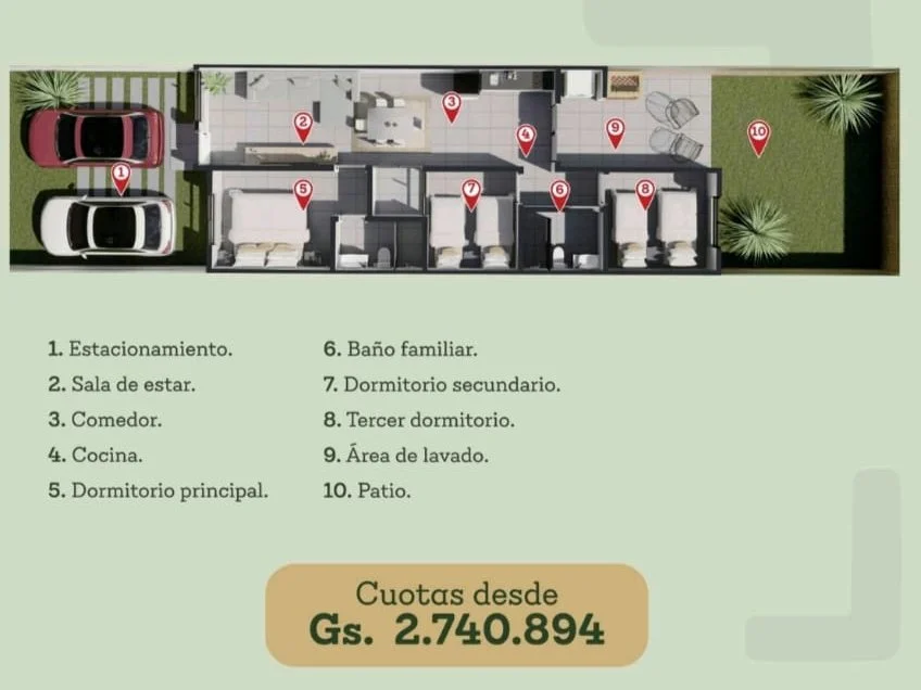 Casa nova em condominio fechado, Vitalia - Luque