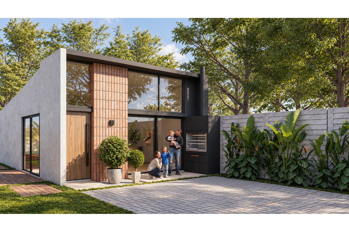 Casa a estrenar en venta en Loma Merlo, Luque