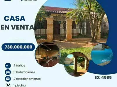House with Pool for Sale in San Lorenzo, Barcequillo Neighborhood