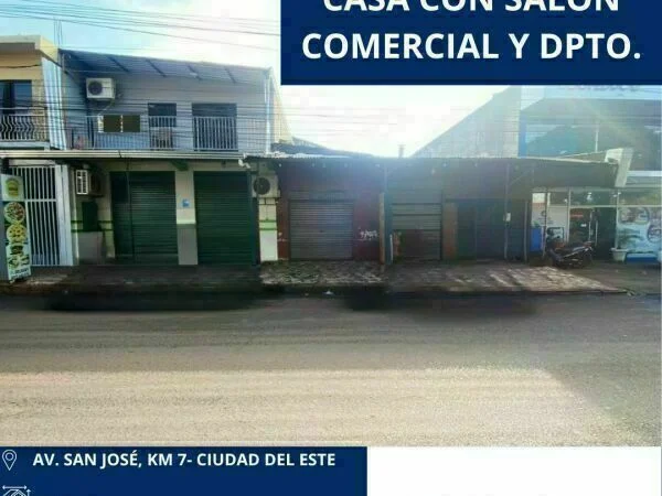 House with Commercial Spaces for Sale in Ciudad del Este