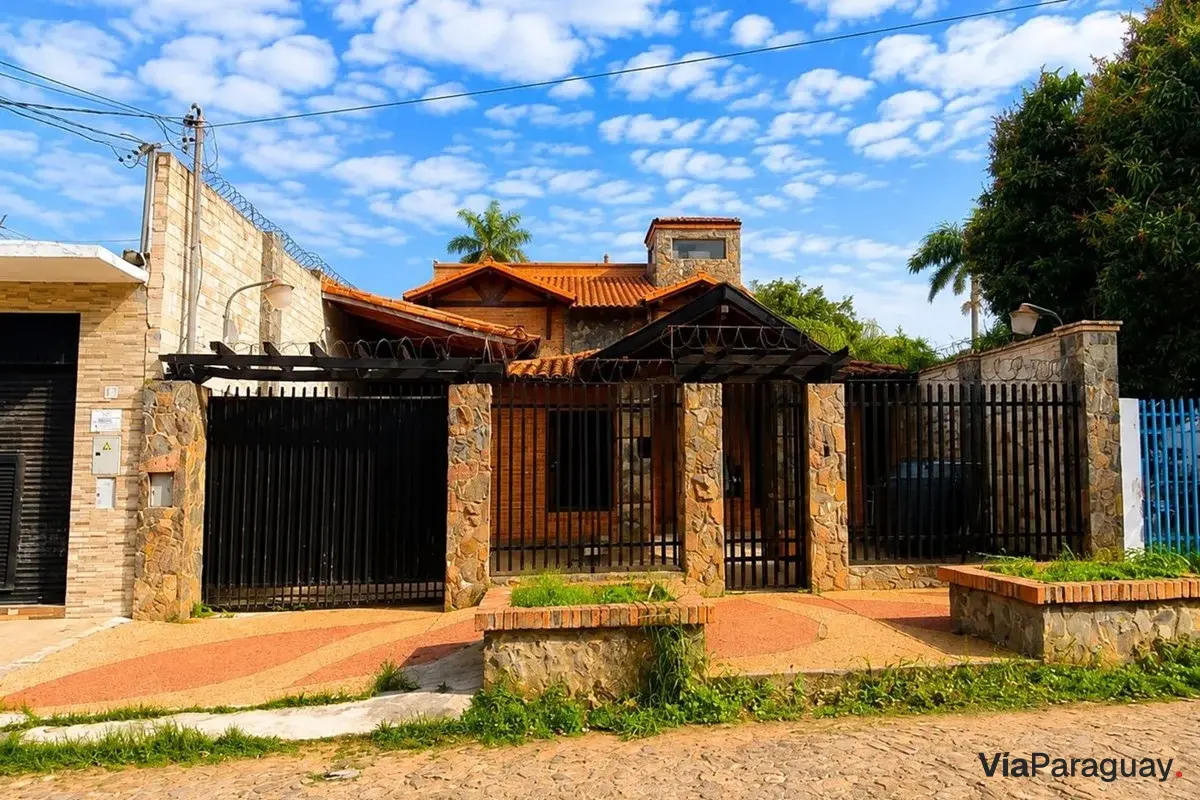 Casa para alugar com piscina no Barrio Primavera, Luque