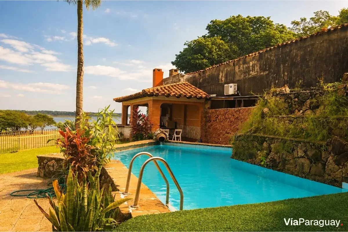 Casa para alugar com vista para o rio em San Antonio