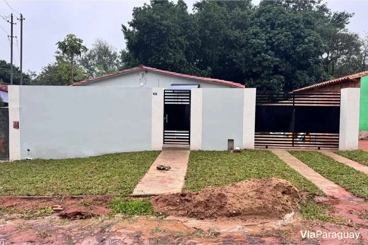 Casa en venta con amplio patio en San Cayetano, Itauguá