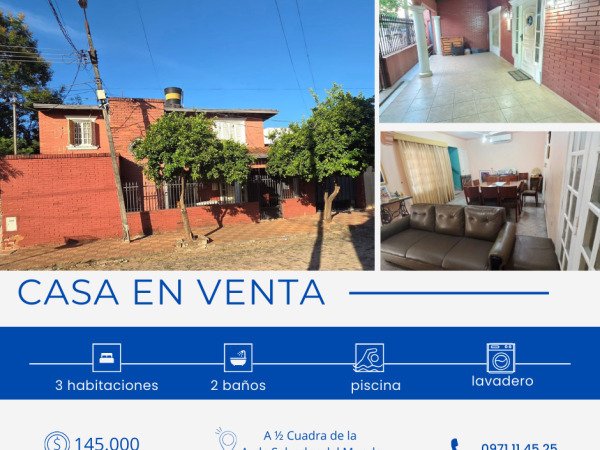 Casa à venda em Salvador del Mundo, Assunção