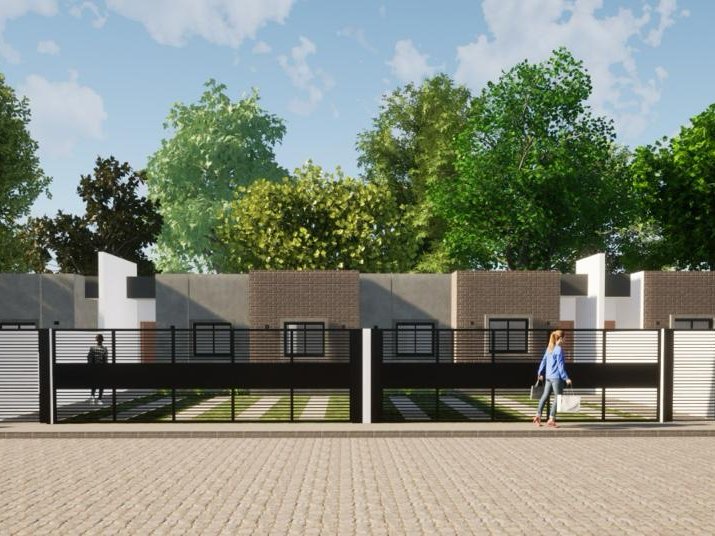 Casa moderna a estrear com 3 quartos no Bairro Arecaya