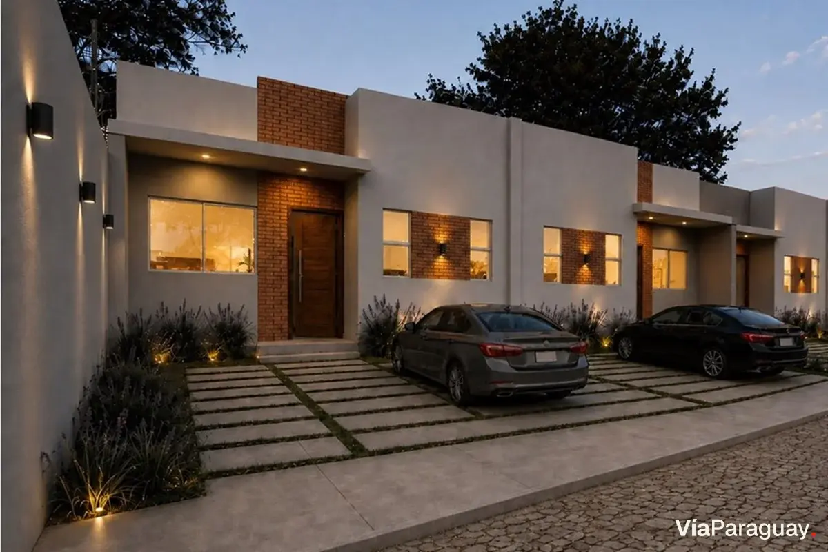 Casa moderna en venta en Luque, barrio Mora Kue