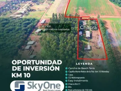 Casa quinta en venta en Ciudad del Este, zona Monday
