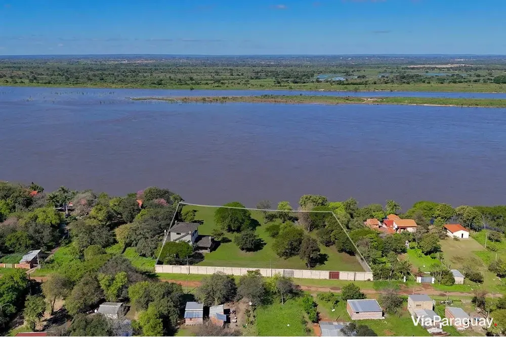 Casa quinta en venta sobre el Río Paraguay en Remansito