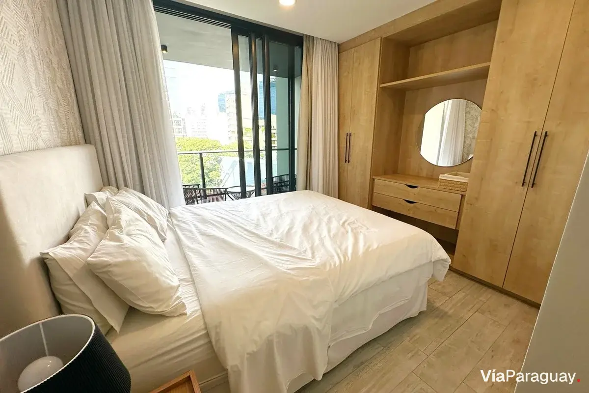 Apartamento 1 dormitório mobiliado para alugar em Las Lomas