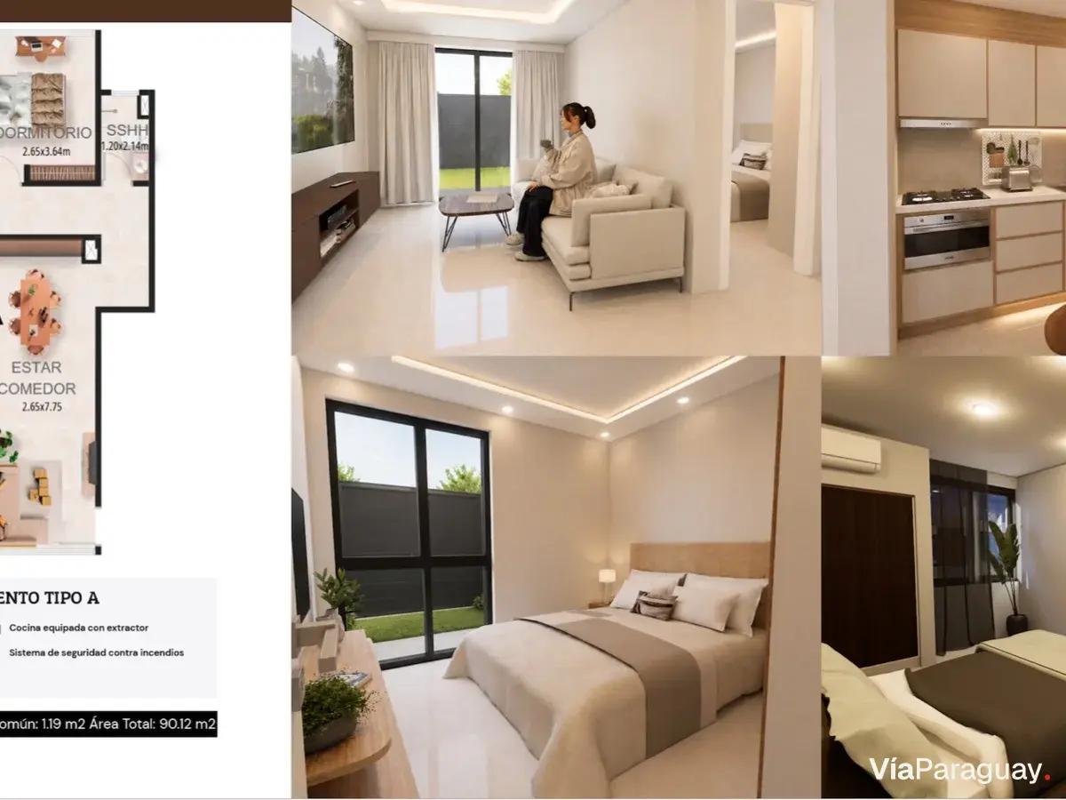Apartamento 3 quartos à venda em Ñemby