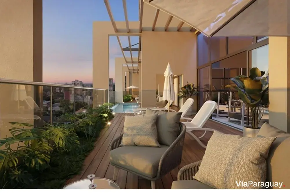 Departamento a estrenar en venta en Las Lomas, Asunción