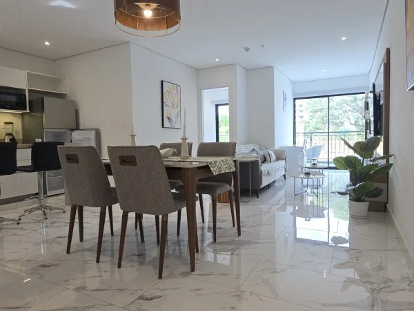 Apartamento mobiliado para alugar, bairro Mburucuyá, Assunção