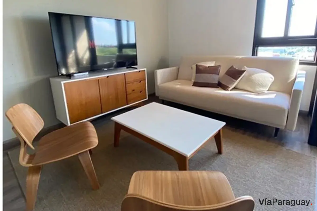 Apartamento mobiliado para alugar no Edificio Muhrada, Mburucuyá