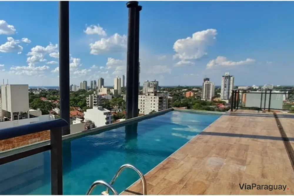 Apartamento mobiliado para alugar em Las Lomas, Asunción