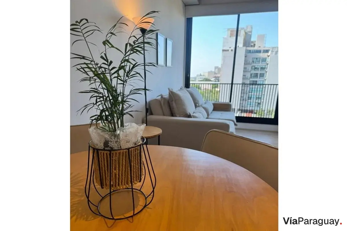 Departamento amoblado en alquiler en Recoleta, Asunción