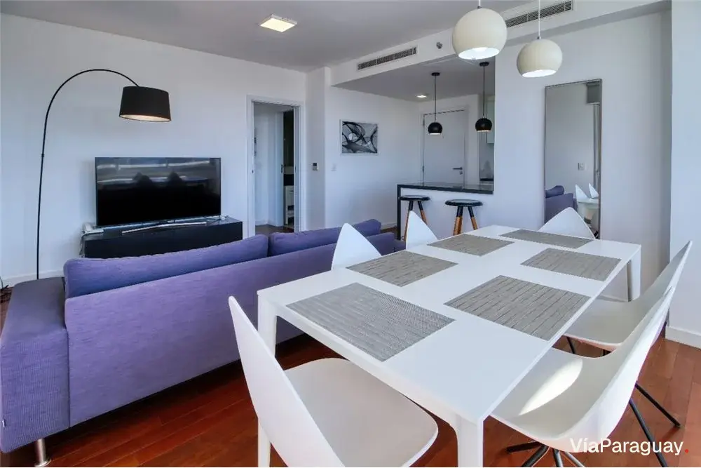 Furnished apartment for rent at Sky Tower, Ycuá Satí