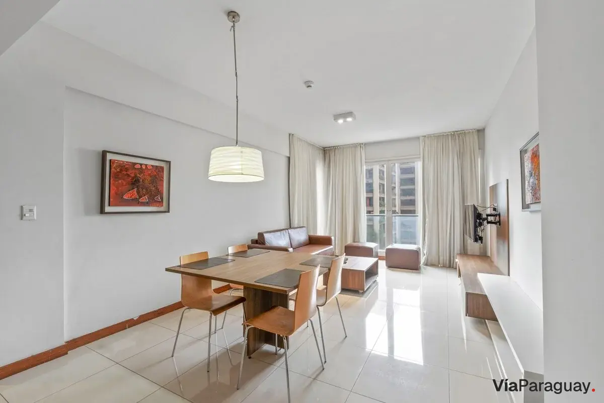 Apartamento mobiliado à venda no Edifício The One, Ycuá Satí