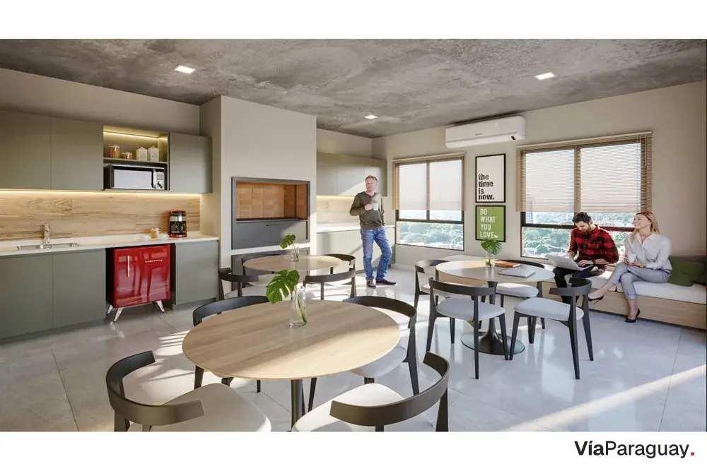 Departamento amoblado en venta en Edificio Zuba 13, Luque