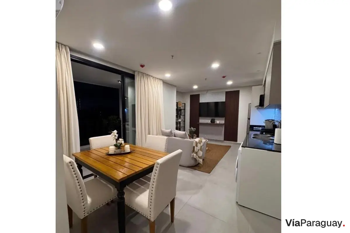 Departamento amoblado en venta en Las Mercedes, Asunción