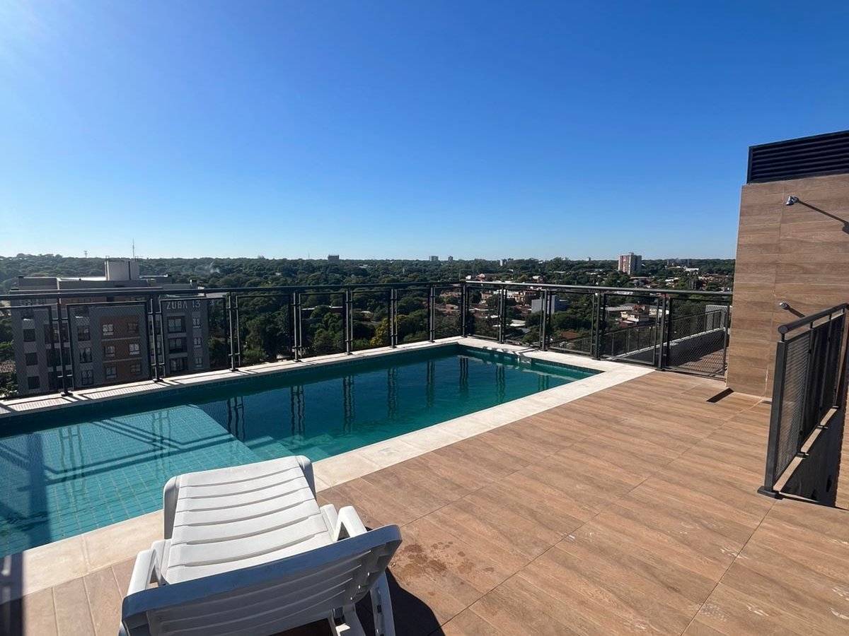 Departamento de 1 dormitorio con piscina en Campo Grande, Luque