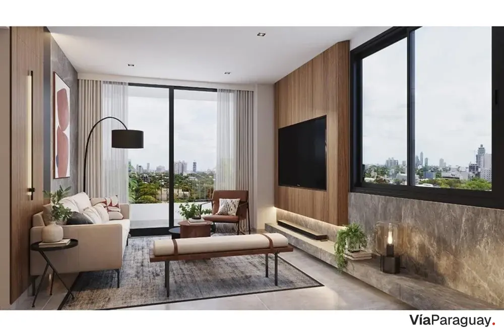 Departamento de 1 dormitorio en venta en Herrera, Asunción