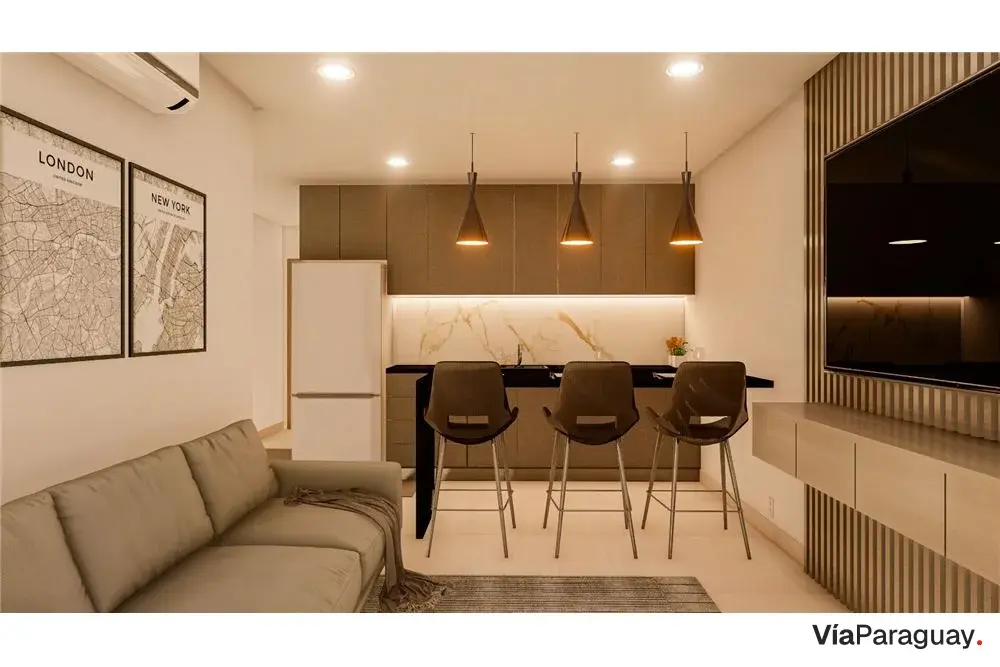 Departamento de 1 dormitorio en venta en Ycuá Satí, Asunción