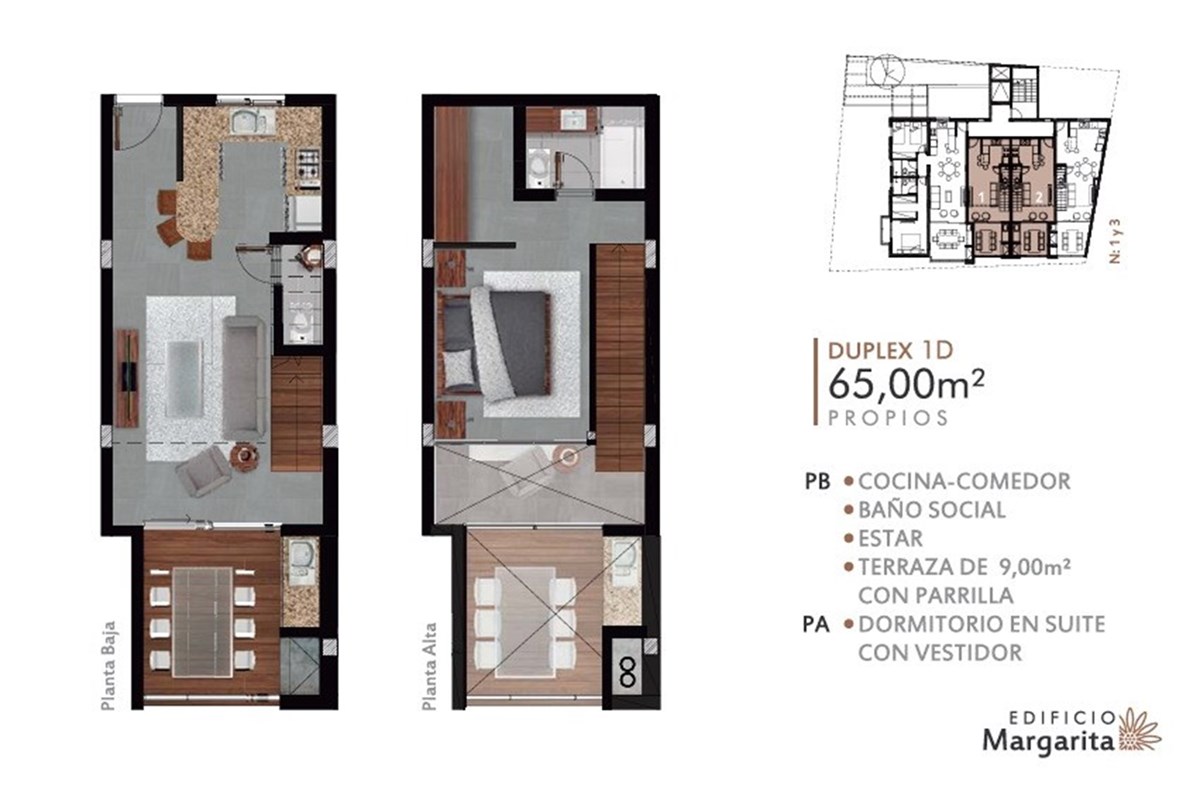Departamento dúplex en venta en Mburucuyá, Asunción