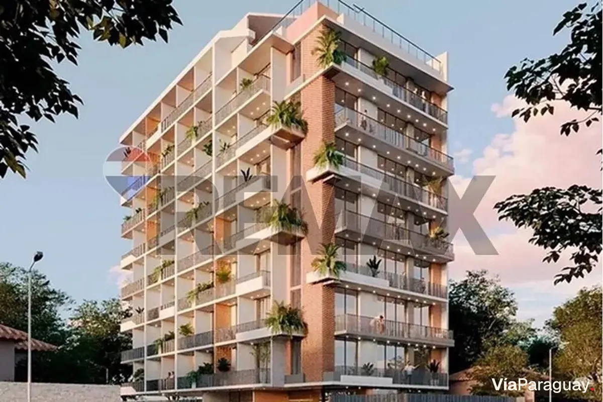 Departamento en venta de 1 dormitorio en Recoleta, Asunción